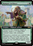 Rampart Architect 87/413 (Commander: Tarkir: Dragonstorm)  - Extended Art