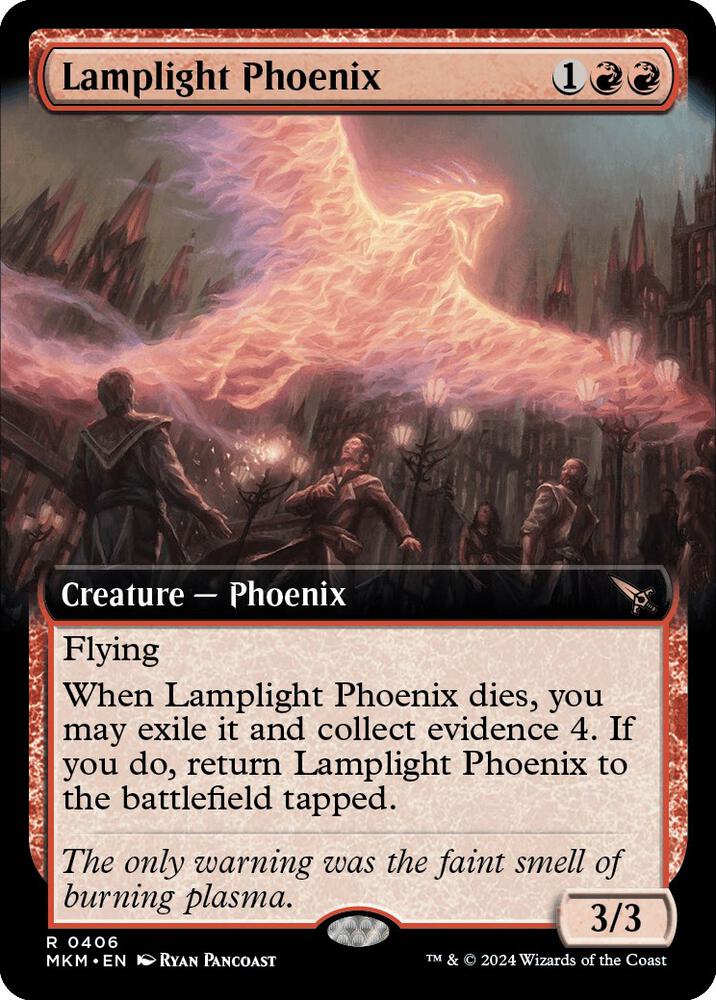 Lamplight Phoenix 406/286 (Murders at Karlov Manor)  - Extended Art