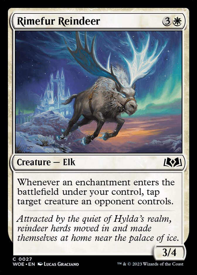Rimefur Reindeer 27/276 (Wilds of Eldraine)  - Foil