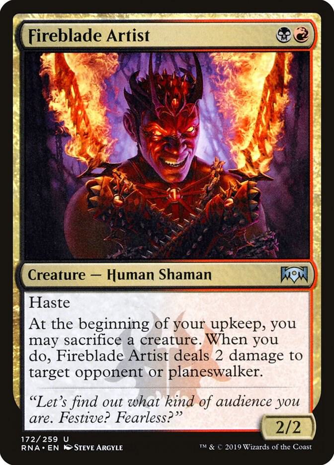 Fireblade Artist 172/259 (Ravnica Allegiance) 