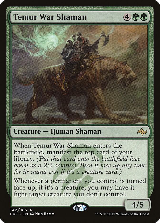 Temur War Shaman 142/185 (Fate Reforged) 