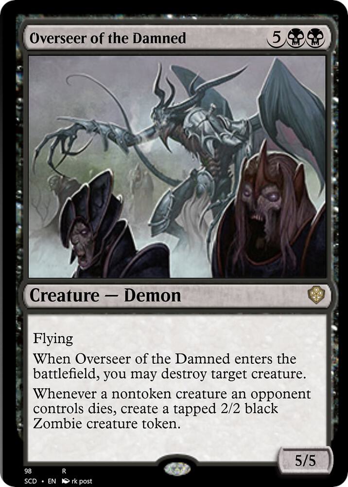 Overseer of the Damned 98/352 (Starter Commander Decks) 