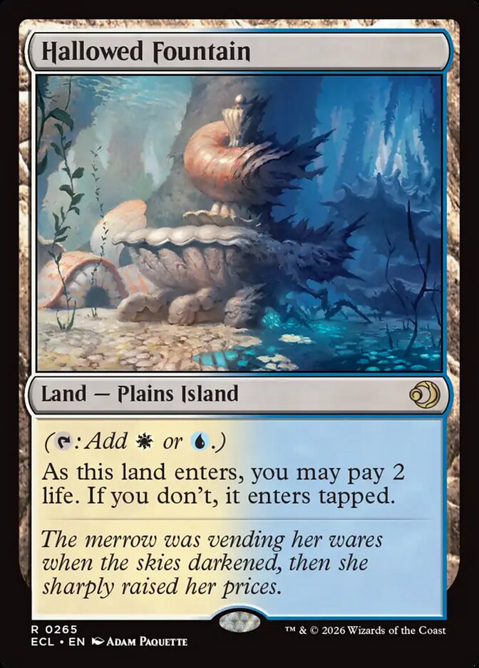 Hallowed Fountain (Lorwyn Eclipsed)  - Foil