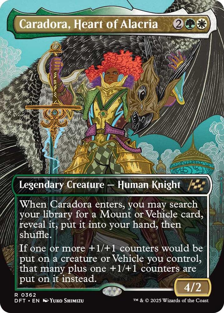 Caradora, Heart of Alacria 362/291 (Aetherdrift)  - Borderless