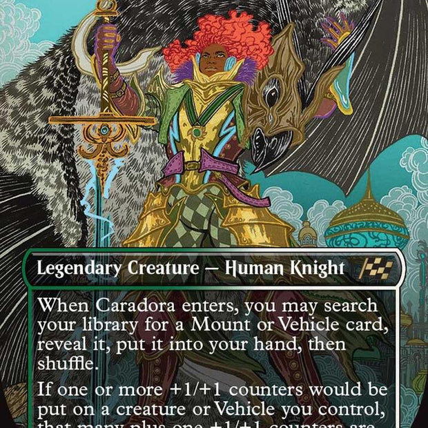 Caradora, Heart of Alacria 362/291 (Aetherdrift)  - Borderless
