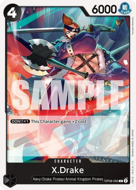 X.Drake OP08-093 (Two Legends) 