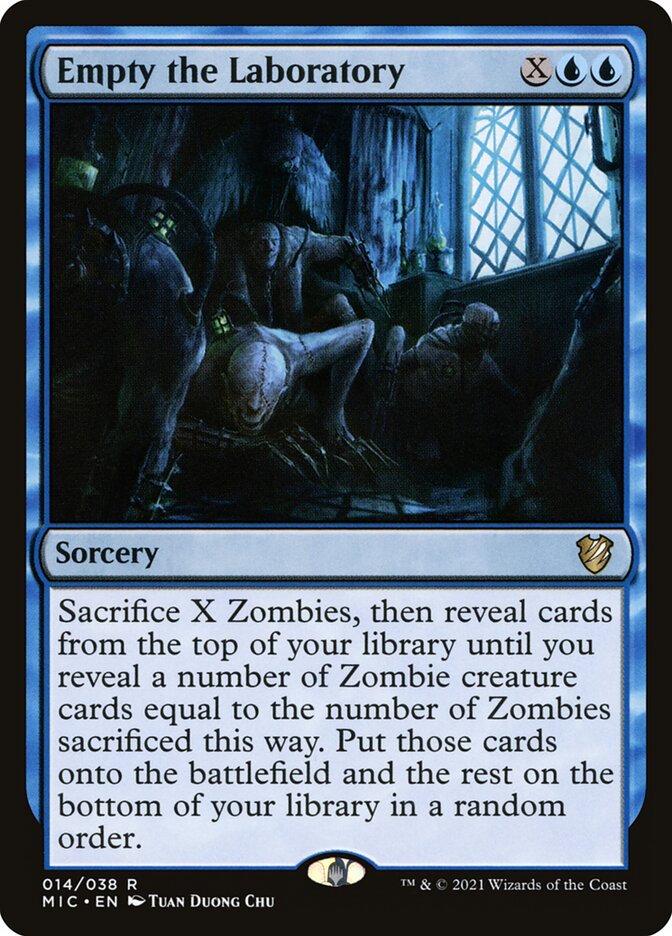 Empty the Laboratory 14/38 (Commander: Innistrad: Midnight Hunt) 
