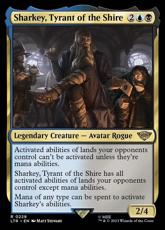 Sharkey, Tyrant of the Shire 229/281 (Universes Beyond: The Lord of the Rings: Tales of Middle-earth) 