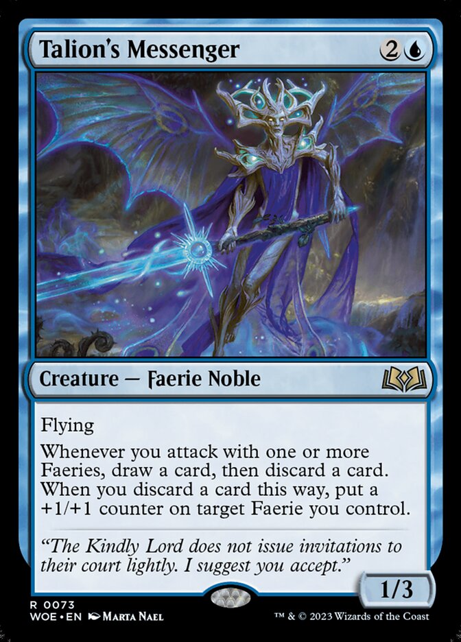 Talion's Messenger 73/276 (Wilds of Eldraine)  - Foil
