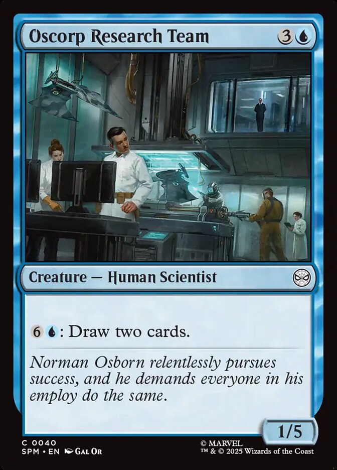 Oscorp Research Team 40 (Marvel's Spider-Man)  - Foil