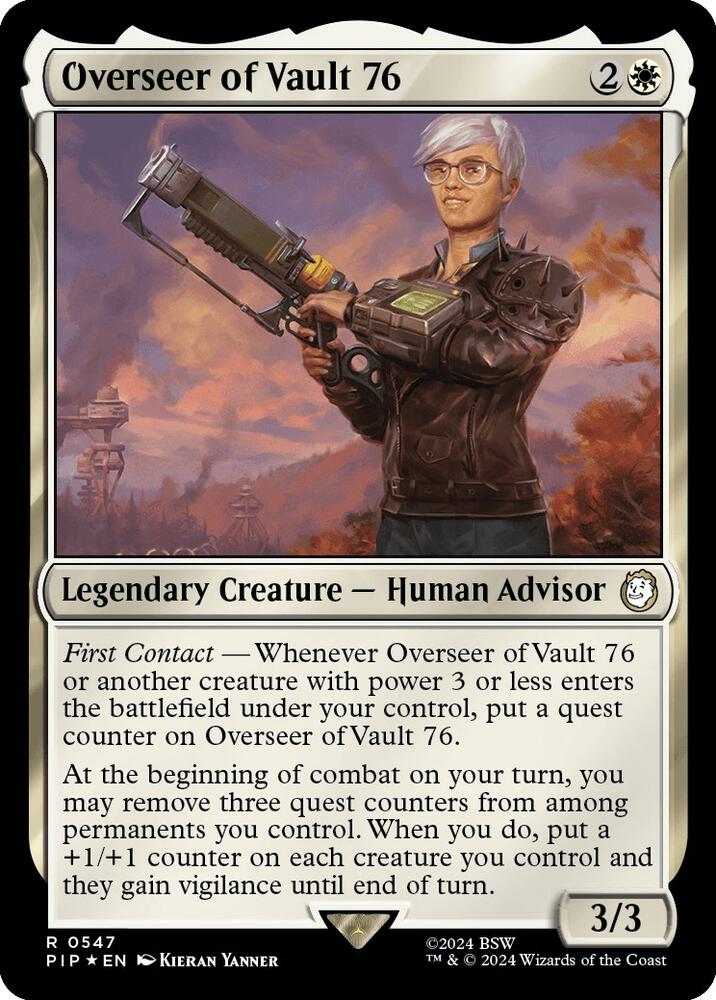 Overseer of Vault 76 547/326 (Universes Beyond: Fallout)  - Surge Foil