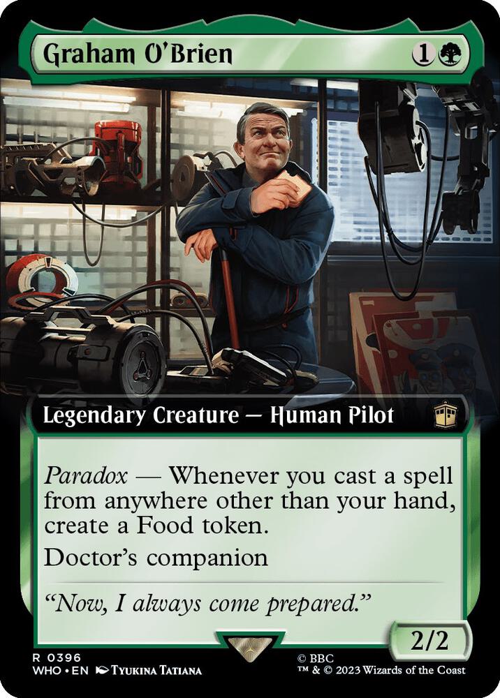 Graham O'Brien 396/331 (Universes Beyond: Doctor Who)  - Extended Art