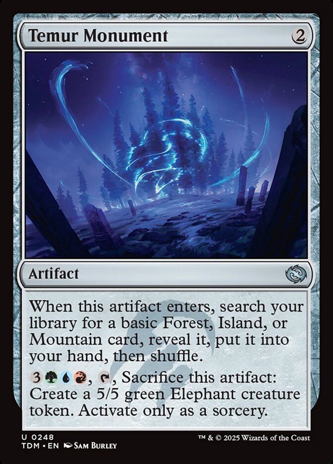 Temur Monument 248/291 (Tarkir: Dragonstorm) 