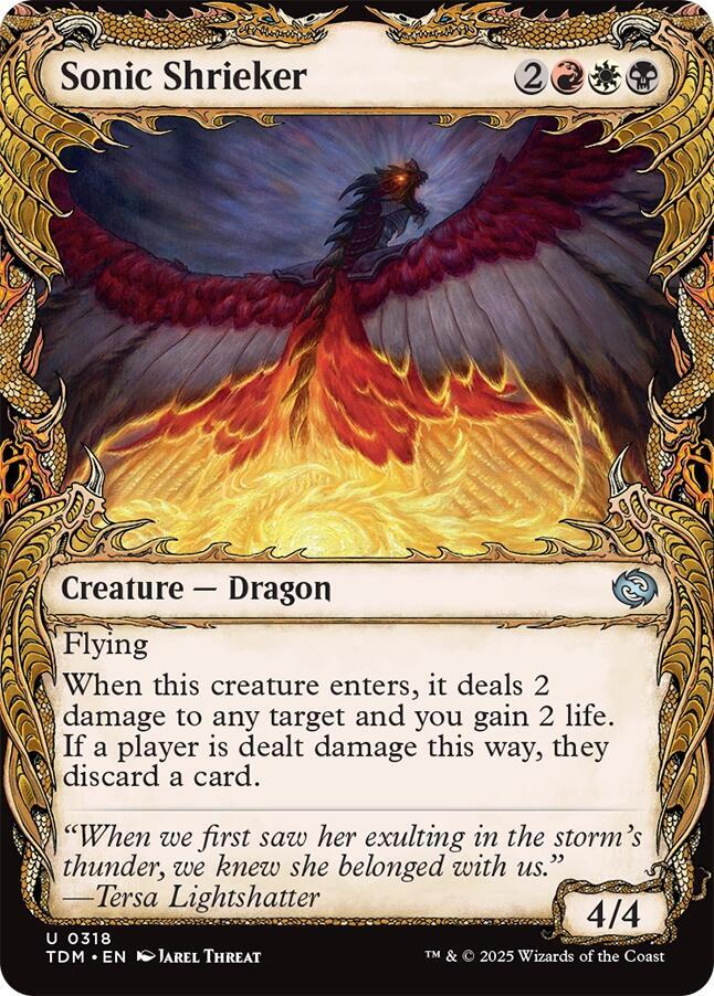 Sonic Shrieker 318/291 (Tarkir: Dragonstorm)  - Showcase
