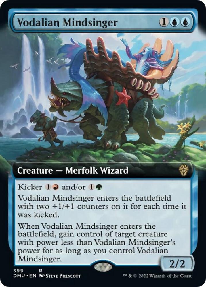 Vodalian Mindsinger Extended Art 399 (Dominaria United) 
