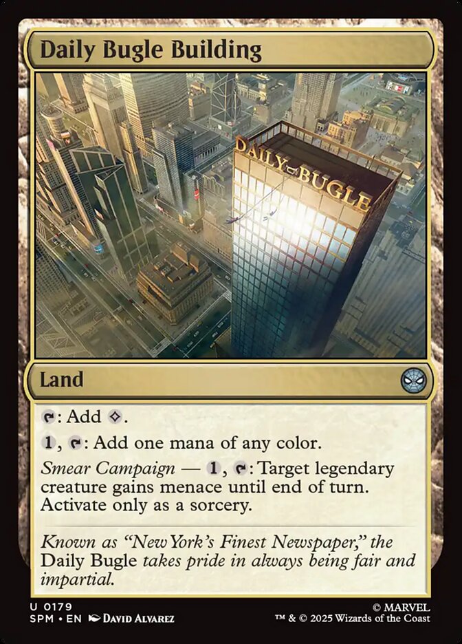 Daily Bugle Building 179/198 (Marvel's Spider-Man)  - Foil