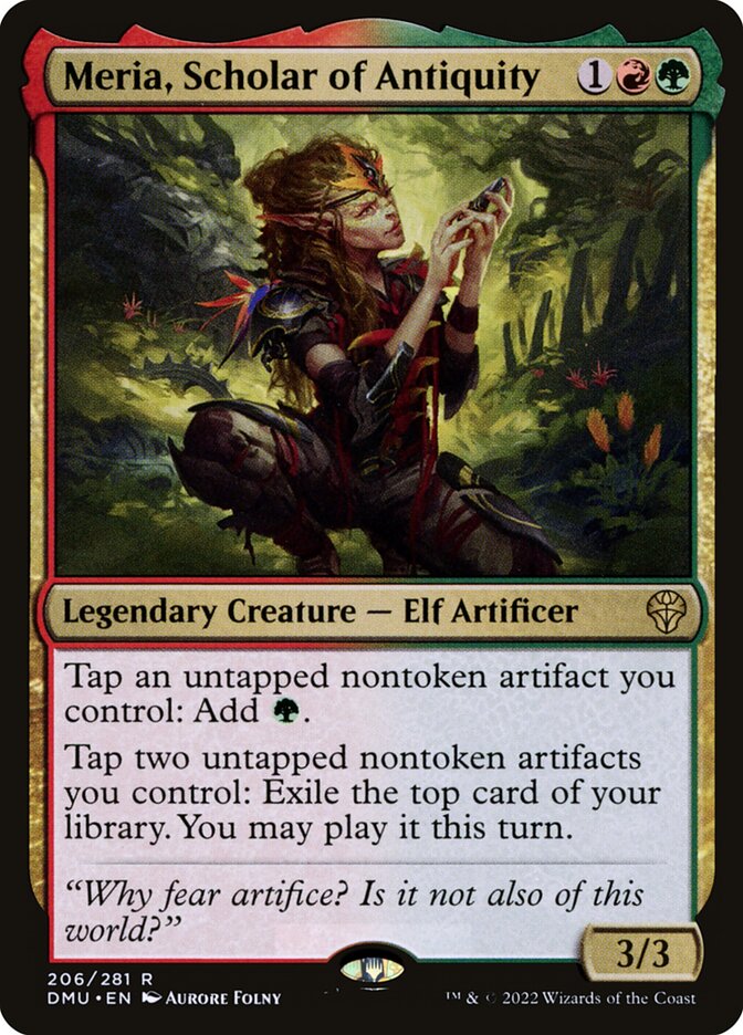 Meria Scholar of Antiquity 206 (Dominaria United) 