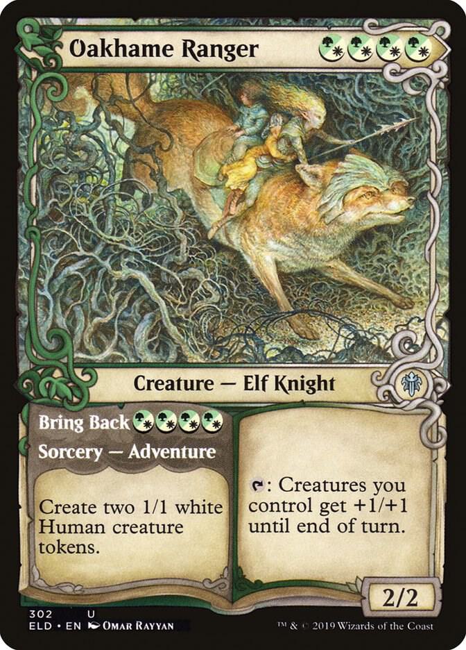 Oakhame Ranger // Bring Back 302/269 (Throne of Eldraine)  - Showcase