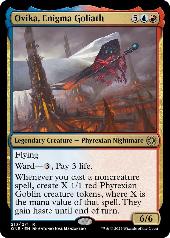 Ovika, Enigma Goliath 213 (Phyrexia: All Will Be One) 