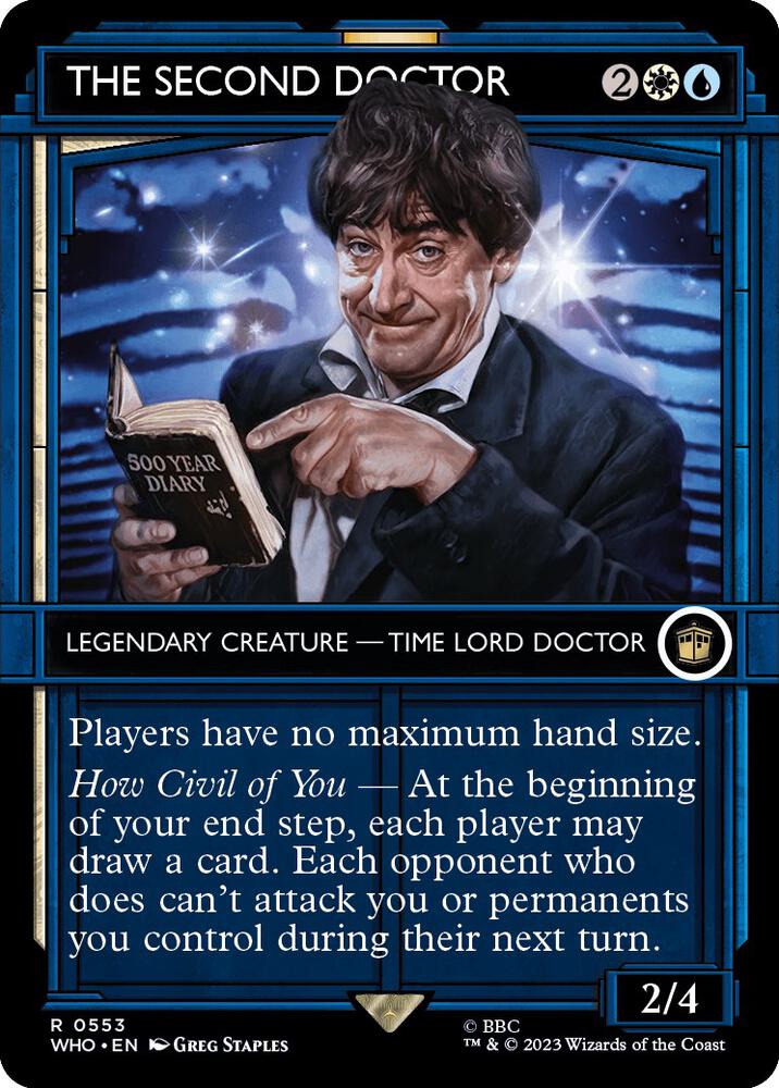 The Second Doctor Showcase 553 (Universes Beyond: Doctor Who)  - Showcase