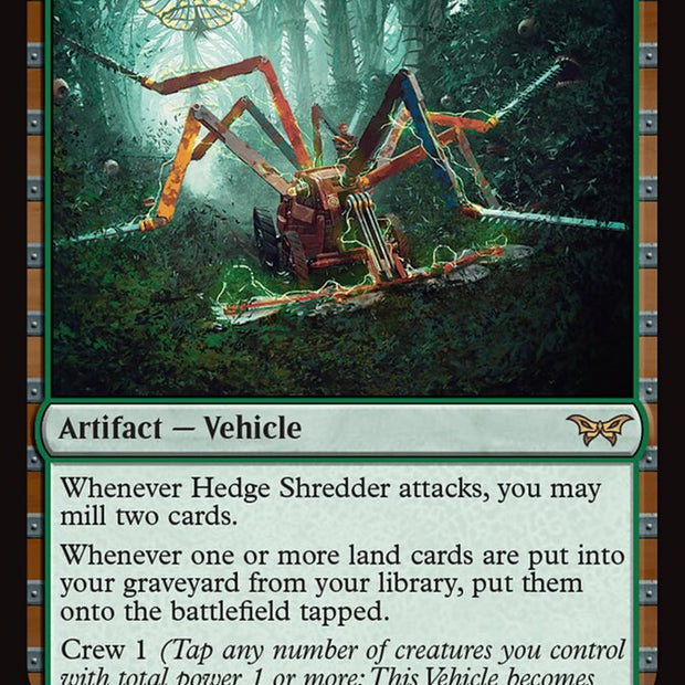 Hedge Shredder 183/286 (Duskmourn: House of Horror)  - Foil
