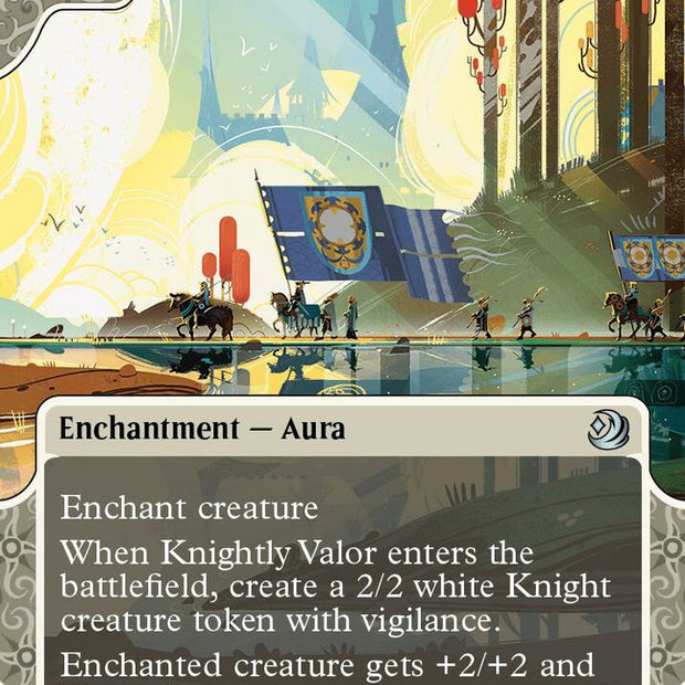 Knightly Valor 8/63 (Wilds of Eldraine: Enchanting Tales)  - Showcase