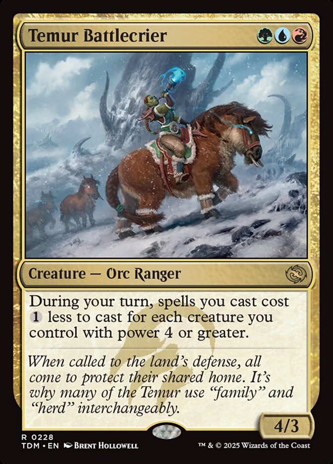Temur Battlecrier 228/291 (Tarkir: Dragonstorm) 