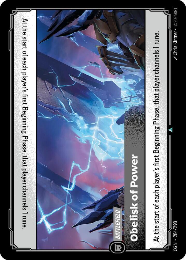 Obelisk of Power 284/298 (Origins) 