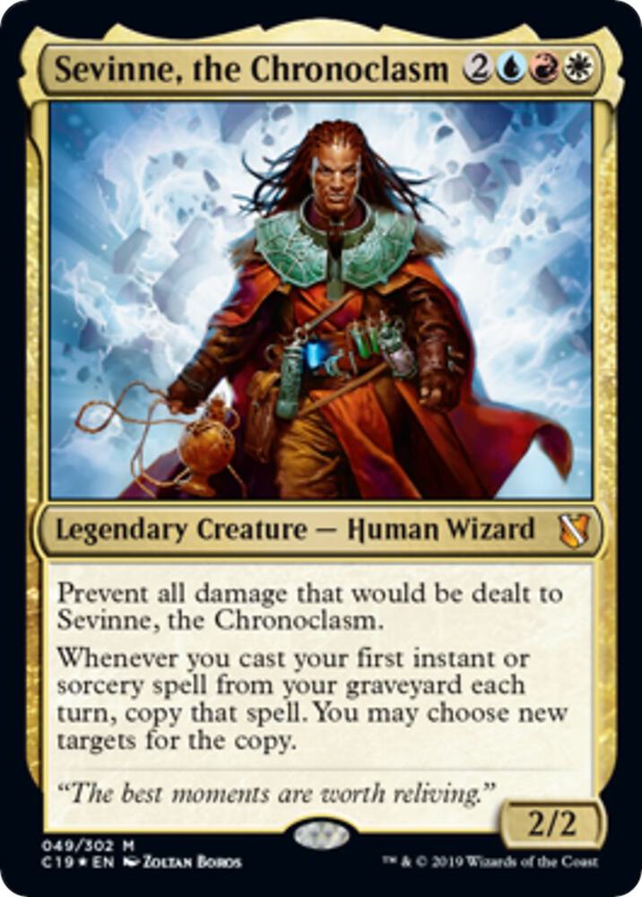 Sevinne, the Chronoclasm 49/302 (Oversize Cards)  - Foil