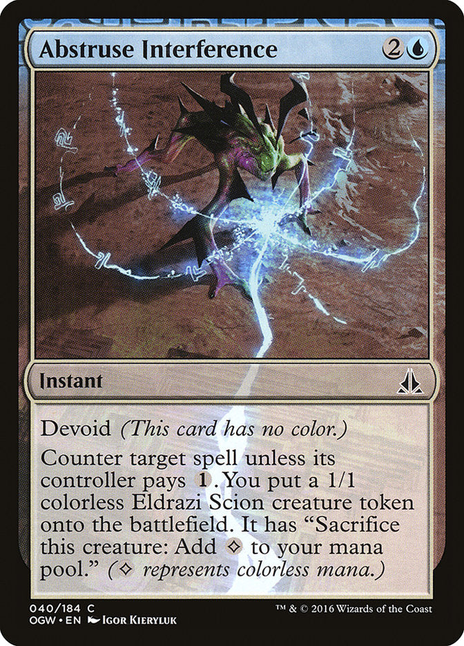 Abstruse Interference 40/184 (Oath of the Gatewatch) 