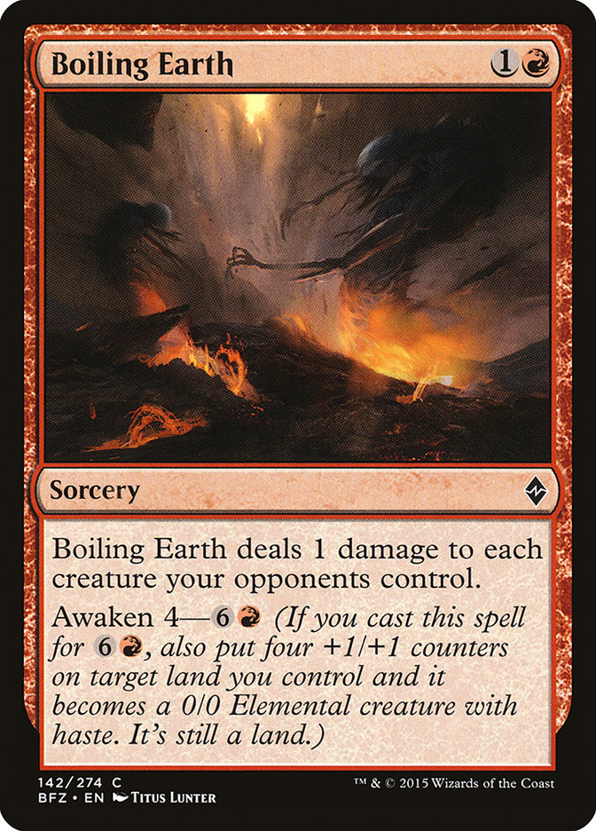 Boiling Earth 142/274 (Battle for Zendikar) 