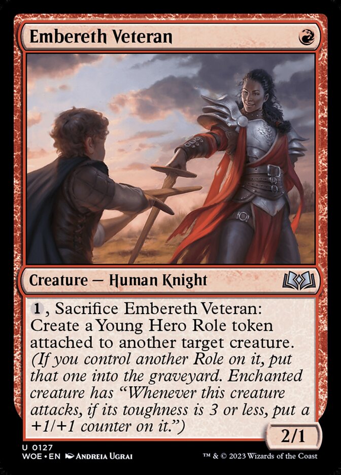Embereth Veteran 127/276 (Wilds of Eldraine)  - Foil