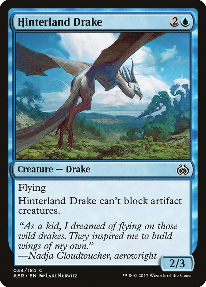 Hinterland Drake 34/184 (Aether Revolt) 