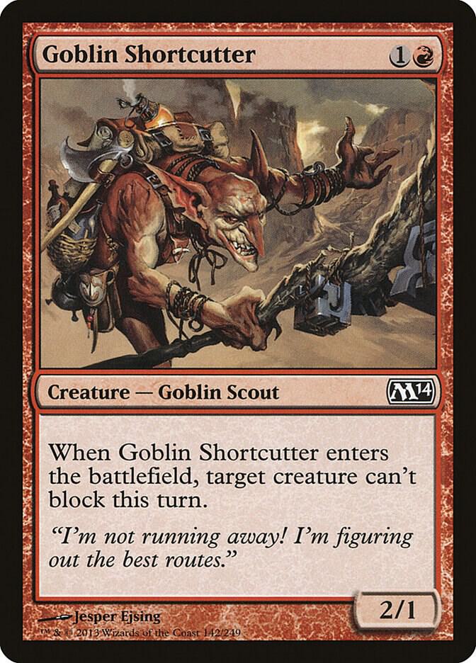 Goblin Shortcutter 142 (Magic 2014 (M14)) 