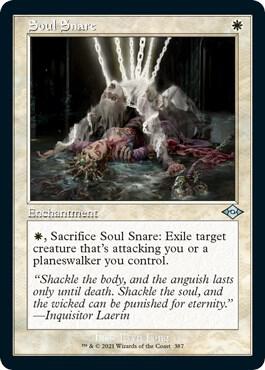 Soul Snare 387 (Modern Horizons 2)  - Retro Etched Foil