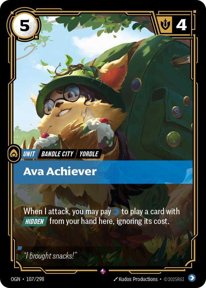 Ava Achiever (Origins)  - Foil