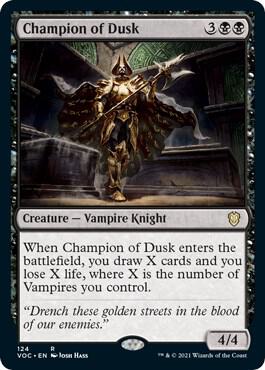 Champion of Dusk 124/38 (Commander: Innistrad: Crimson Vow) 
