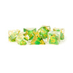 Fanroll: Handcrafted Sharp Edge Resin Dice Set: Frog Dice