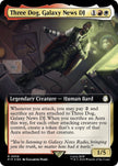Three Dog, Galaxy News DJ 958/326 (Universes Beyond: Fallout)  - Extended Art Surge Foil