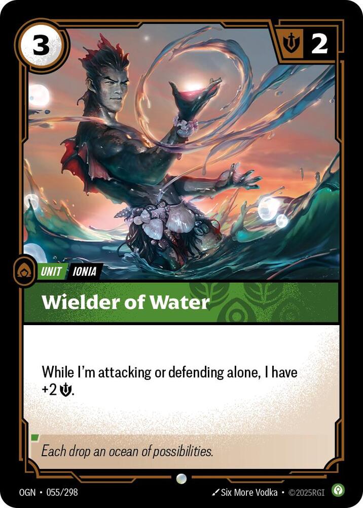 Wielder of Water 55/298 (Origins)  - Foil