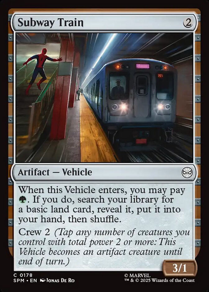 Subway Train 178/198 (Marvel's Spider-Man)  - Foil
