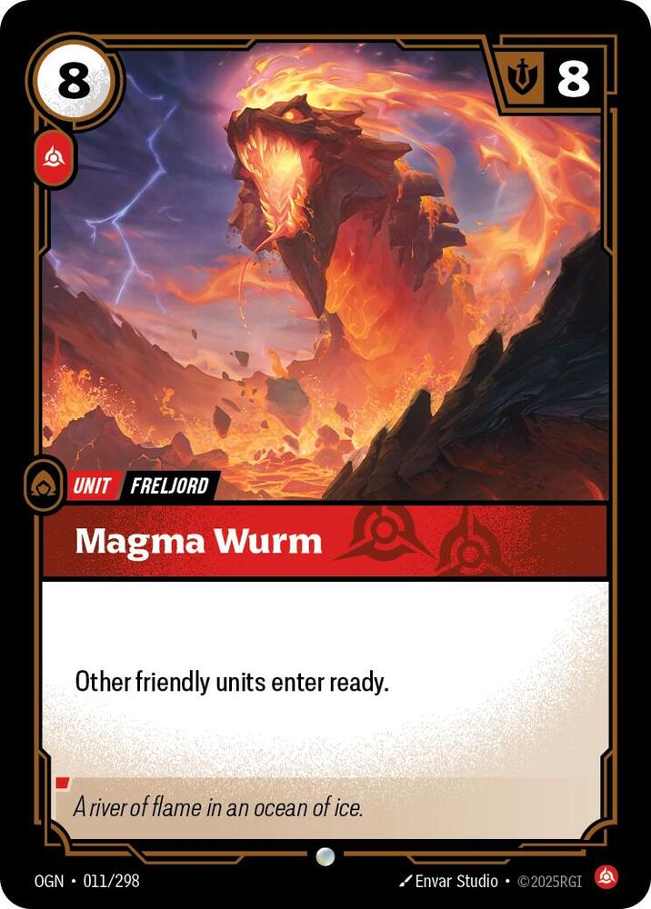 Magma Wurm 011/298 (Origins)  - Foil