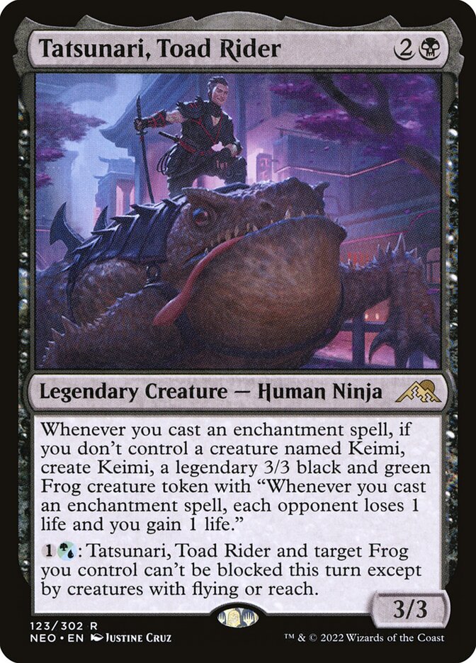 Tatsunari, Toad Rider 123/302 (Kamigawa: Neon Dynasty) 