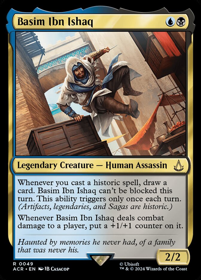 Basim Ibn Ishaq 49 (Universes Beyond: Assassin's Creed)  - Foil