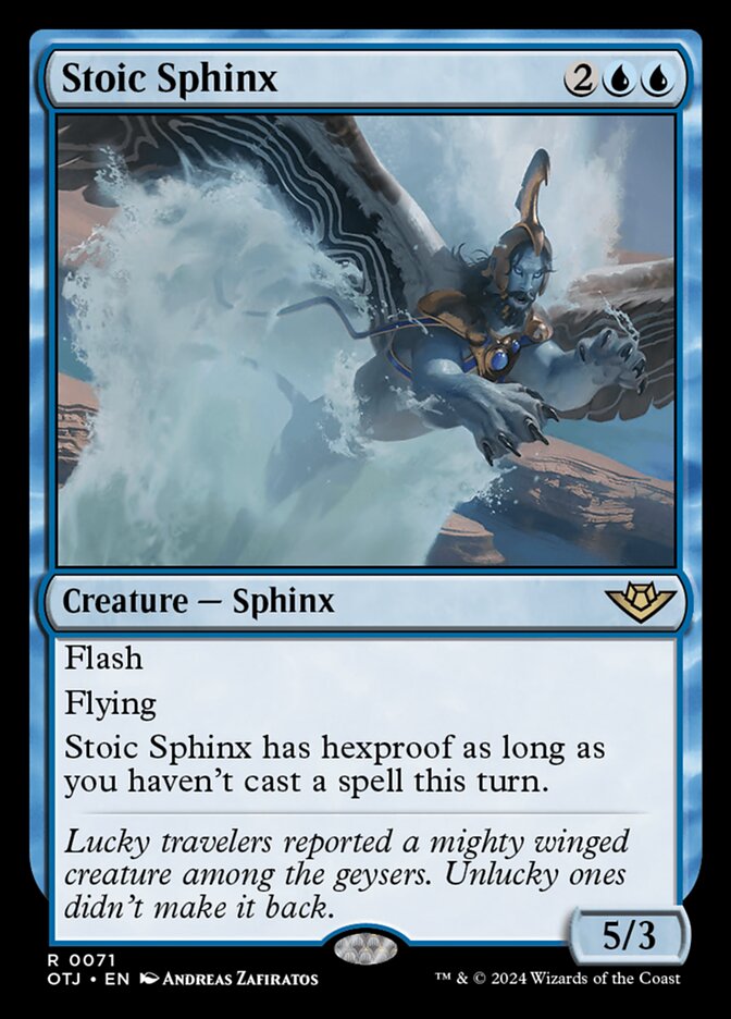 Stoic Sphinx 71/286 (Outlaws of Thunder Junction)  - Foil