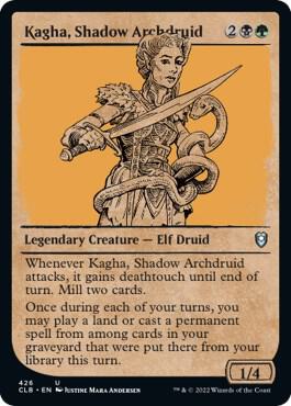 Kagha Shadow Archdruid Showcase 426/361 (Commander Legends: Battle for Baldur's Gate) 