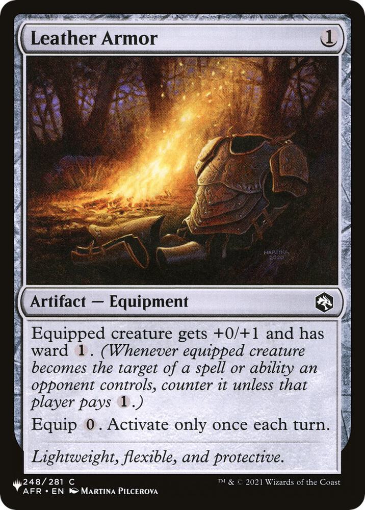 Leather Armor AFR-248/5075 (The List Reprints) 