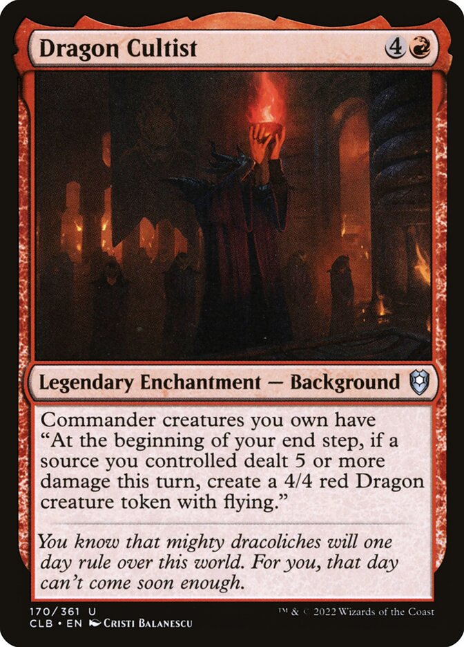 Dragon Cultist 170 (Commander Legends: Battle for Baldur's Gate) 