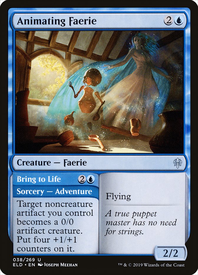 Animating Faerie // Bring to Life 38/269 (Throne of Eldraine) 