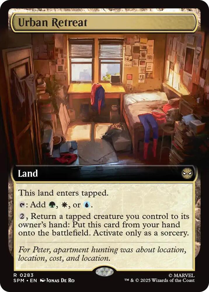 Urban Retreat  283 (Marvel's Spider-Man)  - Extended Art Foil